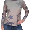 Crew Neck Star Fleece Sweatshirt