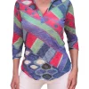 Crushed 3/4 Sleeve 'Art' Polo