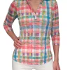 Crushed 3/4 Sleeve 'Preppy' Polo