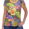 Crushed Army Tee with Cuffed Sleeve