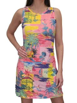 Crushed Bali Sleeveless Dress