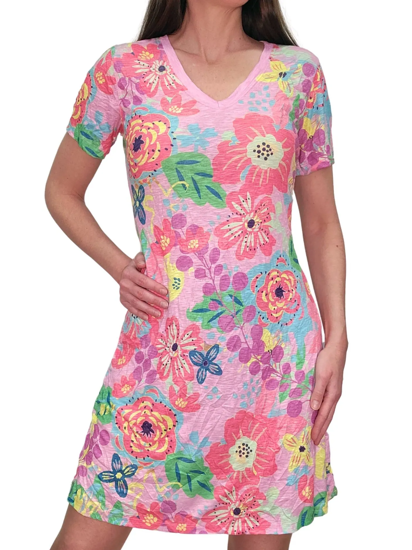 Crushed Bright Dress