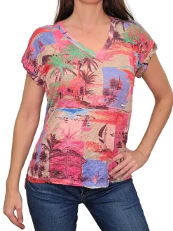 Crushed Fiji V-Neck