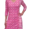 Crushed 'Geo' V-Neck Dress