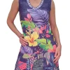 Crushed 'Iris' Sleeveless Dress