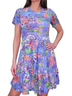 Crushed 'Lilac' Babydoll Dress
