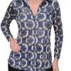 Crushed Long Sleeve Cadet Shirt