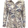 Crushed Long Sleeve Iris Shirt
