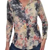 Crushed Long Sleeve Shirt 'Lapis'