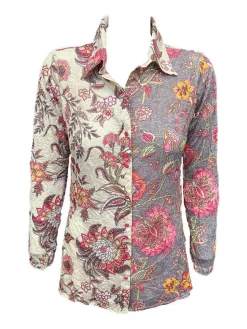 Crushed Long Sleeve Sugar Shirt