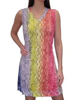 Crushed Maize Sleeveless Dress