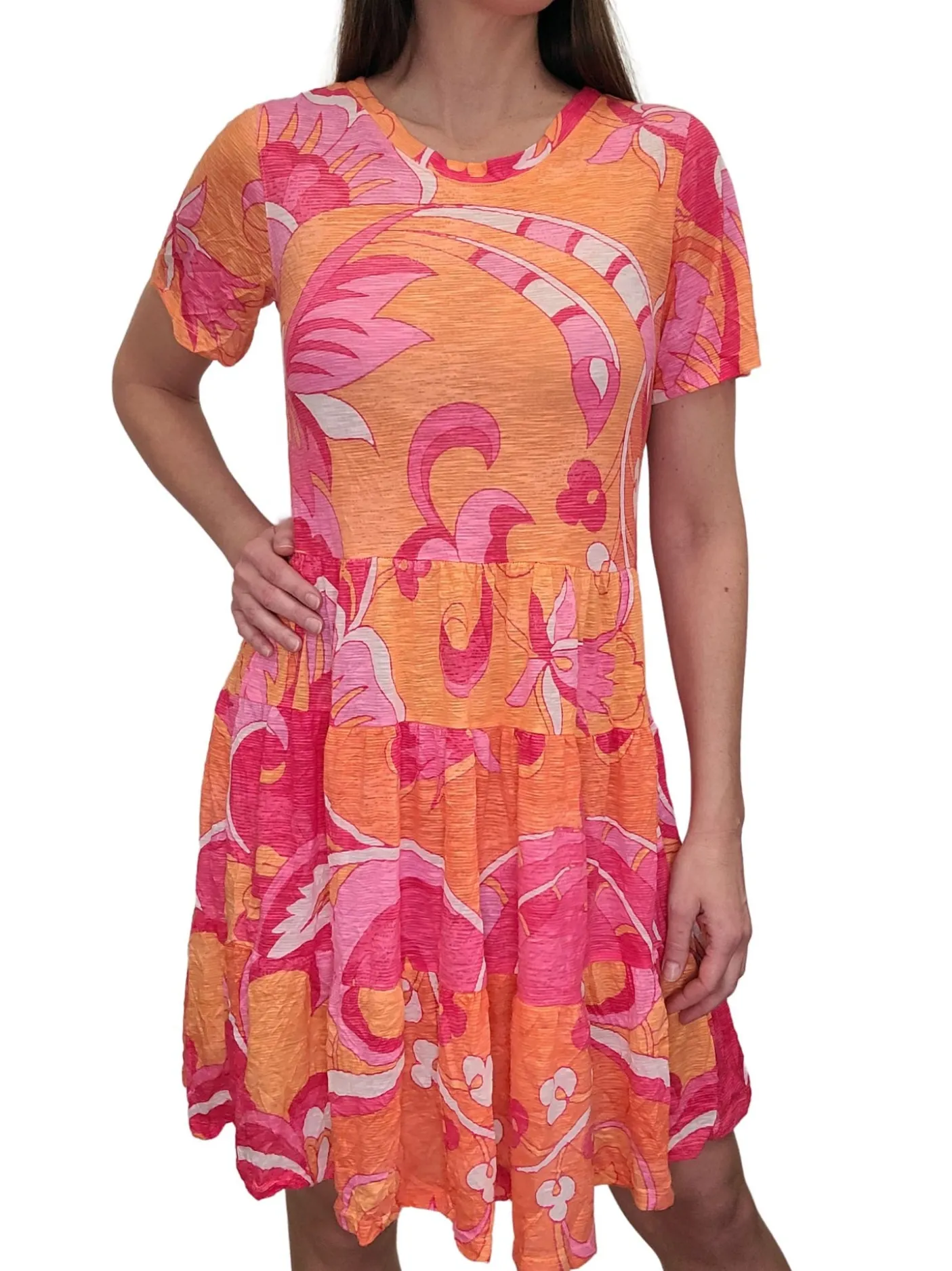 Crushed 'Nectar' Babydoll Dress