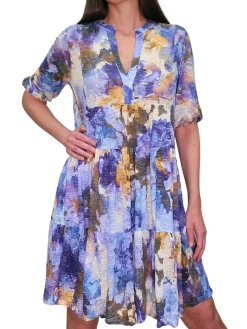 Crushed Power 2-Tier Dress