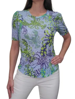 Crushed Short Sleeve Maui Crew Neck