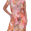 Crushed Short Sleeve Paradise Dress
