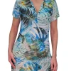 Crushed Short Sleeve 'Sunrise' Polo Dress