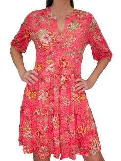 Crushed Spice 2-Tier Dress