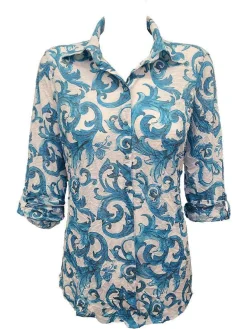 Crushed Teal Shirt