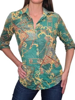 Crushed Teal Shirt