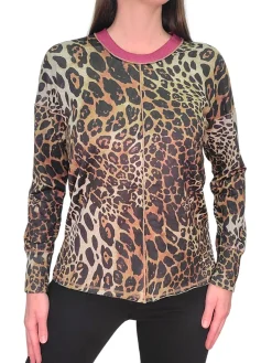 Hacci 'Jungle' Crew Neck w/Front-Seam