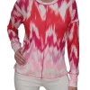 Long Sleeve 'Aztec' Crew Neck w/Front-Seam
