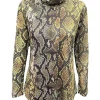 Long Sleeve Bronze Turtleneck