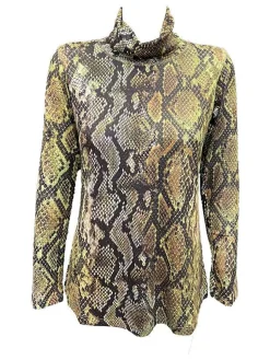 Long Sleeve Bronze Turtleneck