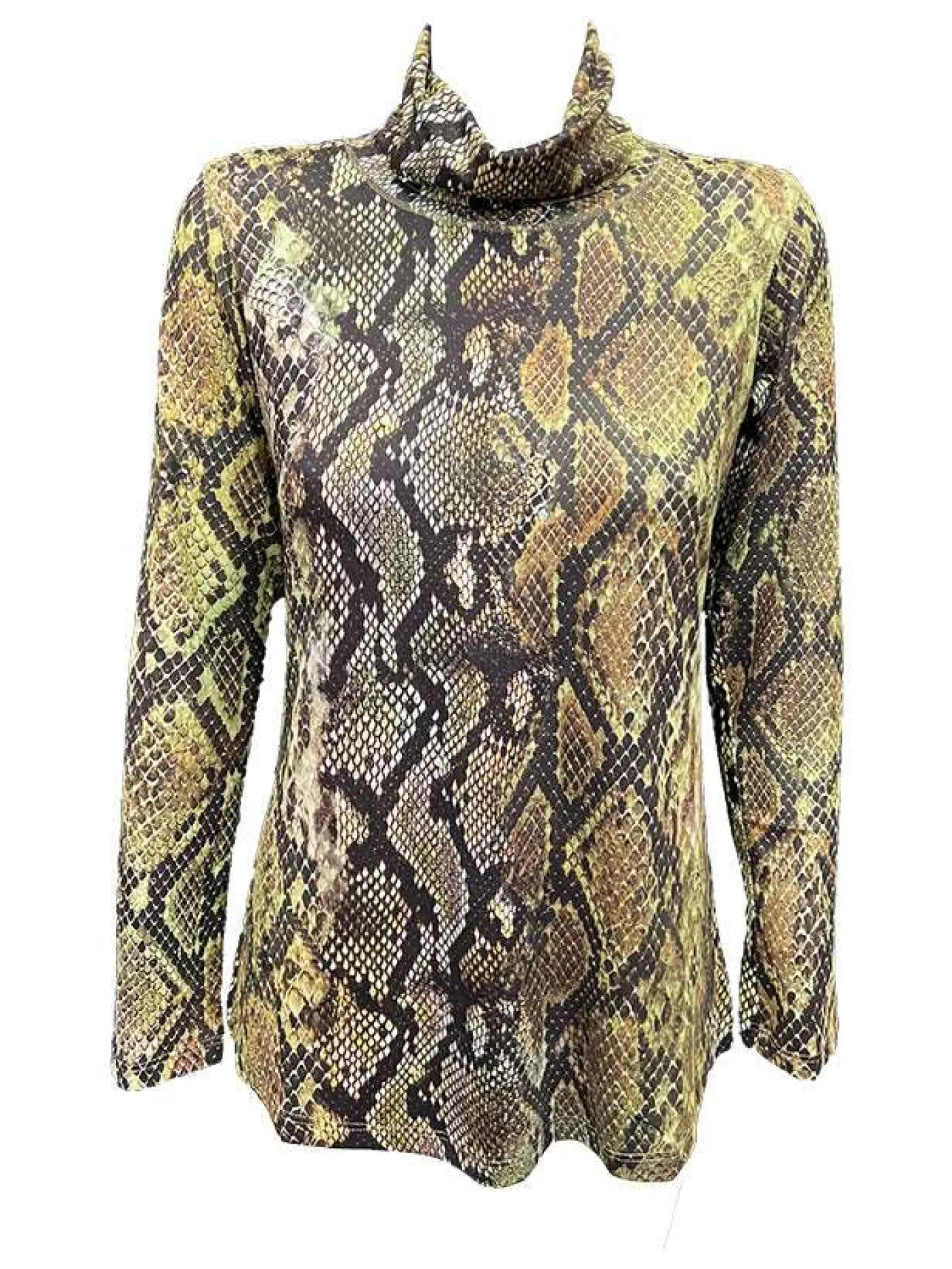 Long Sleeve Bronze Turtleneck