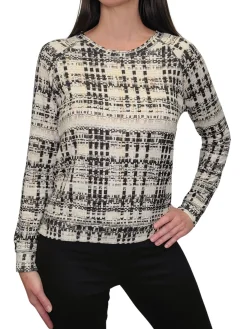 Long Sleeve Carbon Crew Neck