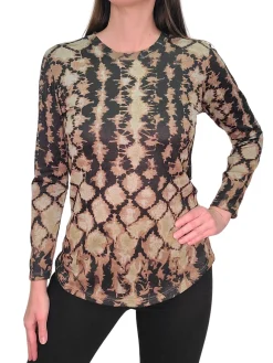 Long Sleeve Hacci Earth Crew Neck
