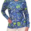 Long Sleeve 'Iris' Crew Neck w/Front-Seam