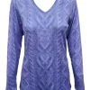 Long Sleeve Lilac V-Neck