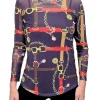 Long Sleeve Mesh 'Chain' Tee