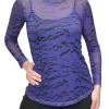 Long Sleeve Mesh 'Ice' Tee