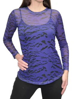 Long Sleeve Mesh 'Ice' Tee