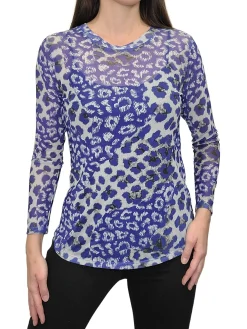 Long Sleeve Mesh 'Paw' Tee
