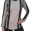 Long Sleeve Metal Turtleneck