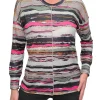 Long Sleeve 'Paint' Crew Neck w/Front-Seam