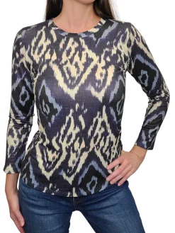 Soft Long Sleeve Grape Crew Neck