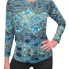 Soft Long Sleeve Lagoon Crew Neck