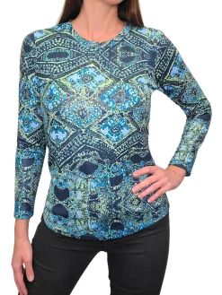 Soft Long Sleeve Lagoon Crew Neck