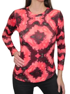Soft Long Sleeve Lava Crew Neck