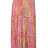 3-Tiered 'Lava' Skirt with Smocked Waistband