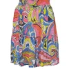 2-Tiered 'Pucci' Skirt with Smocked Waist